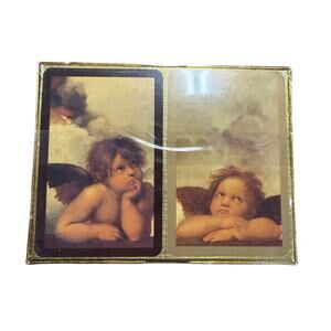 Vintage Piatnik Renaissance Playing Cards New In Box! Raphael Double Deck Bridge